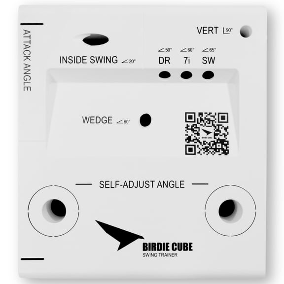 Birdie Golf: Birdie Cube - Golf Swing Trainer, 12 Adjustable Club Positions, Guided Strikes Tool, Alignment Rods, Create Muscle Memory, Sports Aid