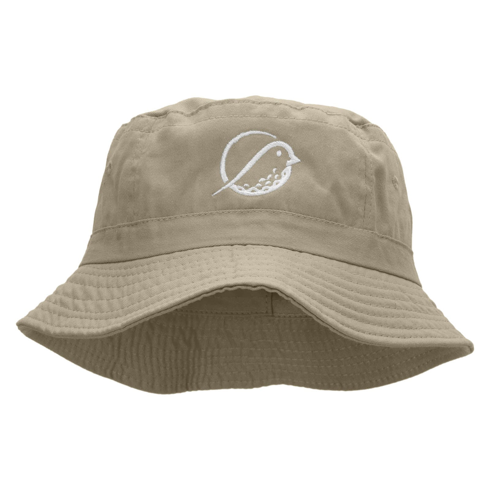 Birdie Golf Embroidered Bucket Hat - Natural OSFM - Walmart.com