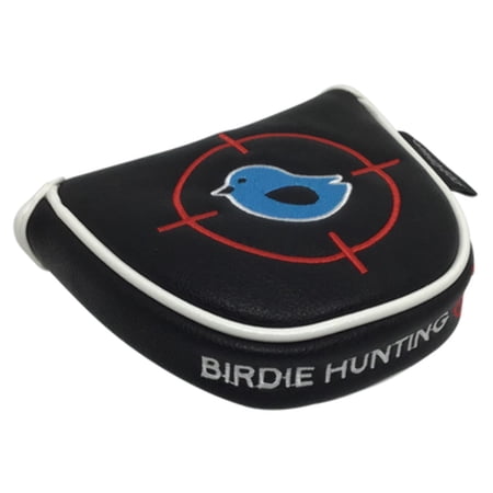Birdie Hunting Embroidered Putter Cover by ReadyGOLF - Mallet (Crosshairs)