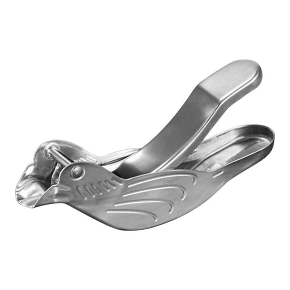Birdie Stainless Steel Lemon Juicer - Hand Press Fruit Squeezer for Oranges, Limes, and More - Easy to Clean, Durable Kitchen Tool for Fresh Juice