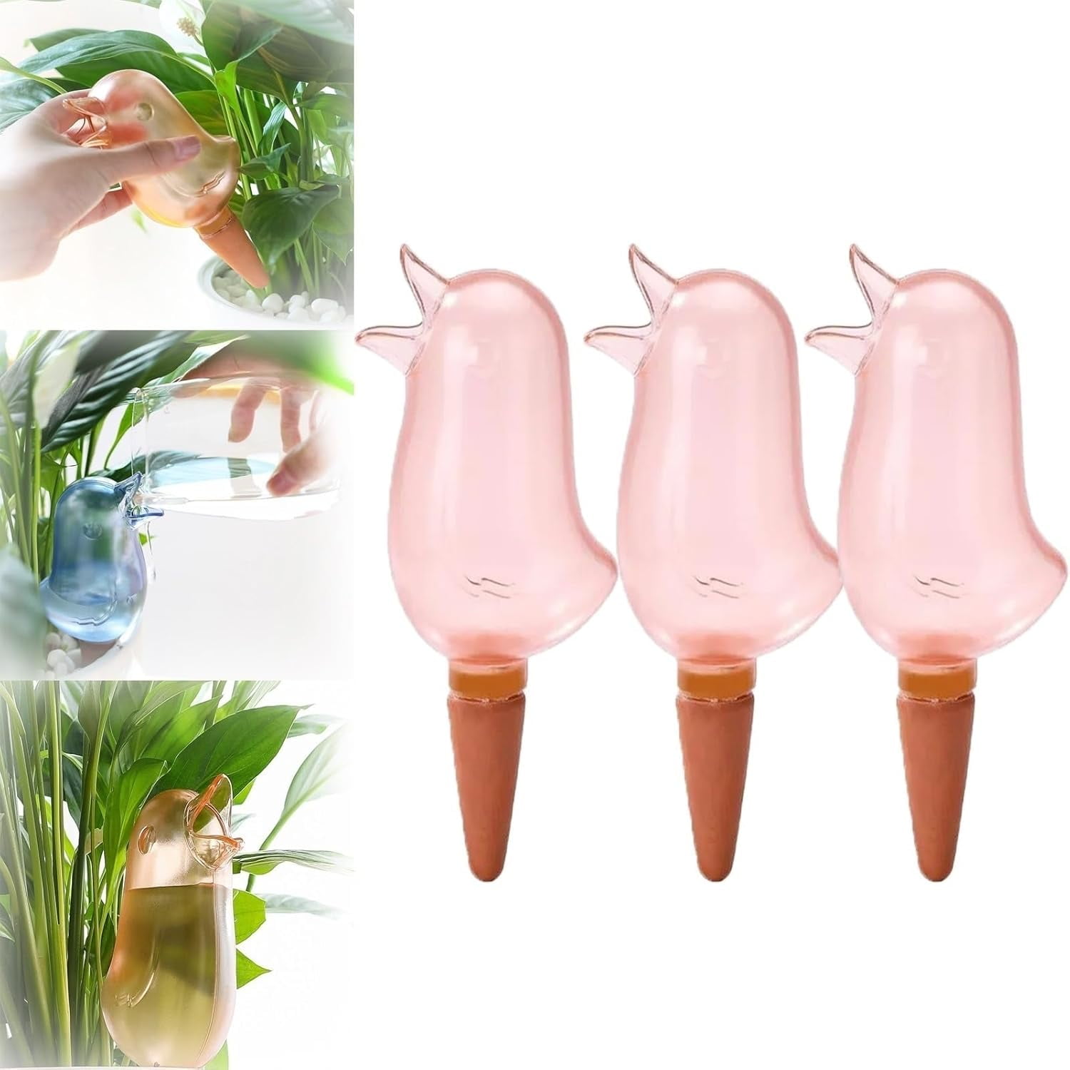 Birdie Type Automatic Flower Waterer, self Watering Plant Spikes