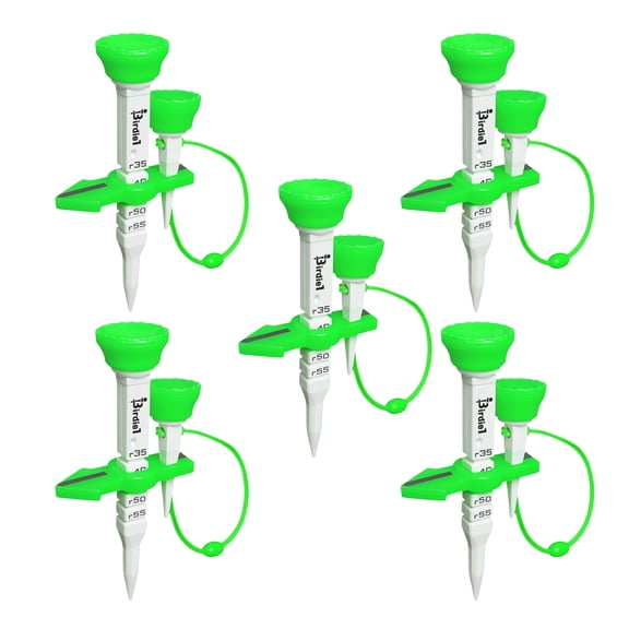 Birdie1 Smart Golf Tees (Long Tees+Short Tees) 1P, Green 5ea
