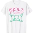 thumbnail image 1 of Birdies & Dirties Golf Birthday Martini Cocktail T-Shirt Unisex S-5XL Hot Trending Shirt, Vintage Birthday Gift, 1 of 2