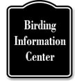thumbnail image 1 of Birding Information Center BLACK Aluminum Composite Sign 15''x18'', 1 of 9