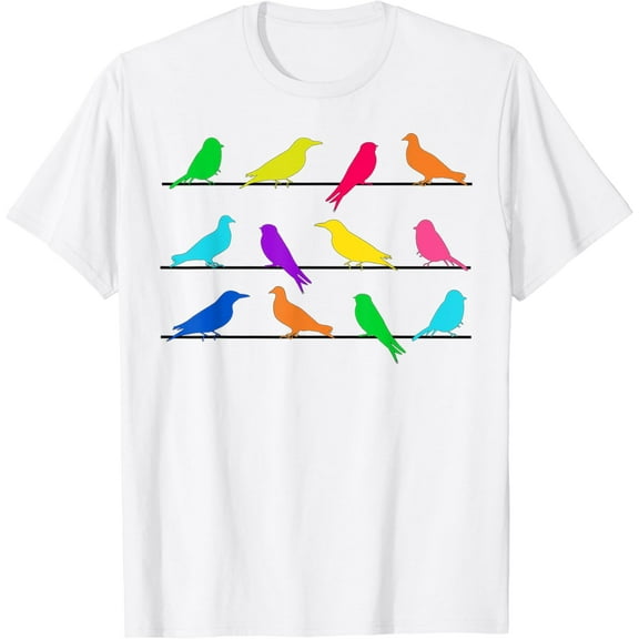 Birding Retro Classic Bird Watcher Watching Gift T-Shirt100% cotton