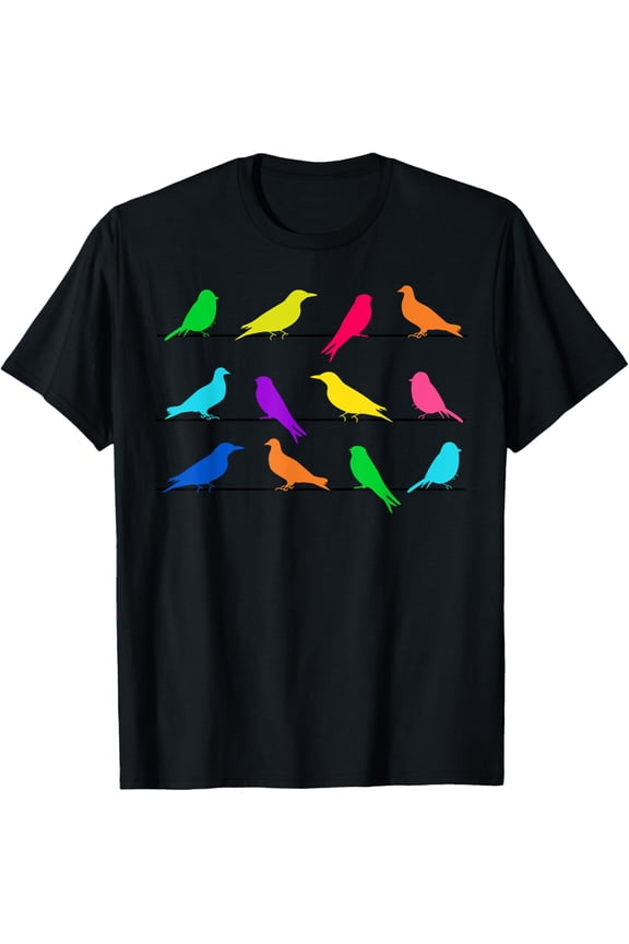 Birding Retro Classic Bird Watcher Watching Gift T-Shirt