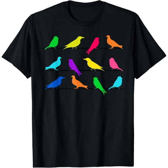 Birding Retro Classic Bird Watcher Watching Gift T-Shirt