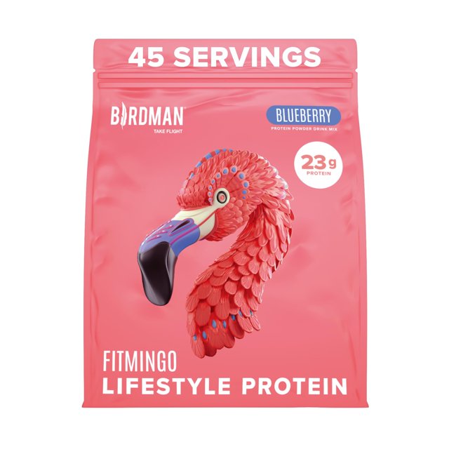 Birdman Fitmingo Vegan Protein with Inositol, Collagen Boosters