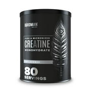 BIRDMAN Micronized Creatine Monohydrate Powder, Vegan, Caffeine-Free, 80 Servings, 0.8 lb
