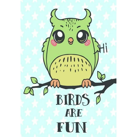 Birds Are Fun: Coloring Book for Kids. Paperback