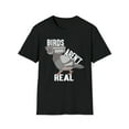 thumbnail image 1 of Birds Aren’t Real, Gildan Unisex Softstyle T-Shirt, Graphic Tee, S-3XL, 1 of 3