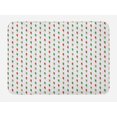 thumbnail image 1 of Birds Bath Mat, Minimal Colorful Symmetric Avian Animal Repetition of Exotic Parrots in Vivid Colors, Plush Bathroom Decor Mat with Non Slip Backing, 29.5" X 17.5", Multicolor, by Ambesonne, 1 of 2