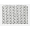 thumbnail image 1 of Birds Bath Mat, Woodland Animals on Branches with Blossoming Leaves Ornamental Spring Art, Plush Bathroom Decor Mat with Non Slip Backing, 29.5" X 17.5", White Green and Grey, by Ambesonne, 1 of 2
