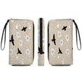 thumbnail image 1 of Birds & Blossoms Pattern Long Wallets For Women PU Leather Purse Card Holder Ladies Phone Bag Fashion Clutch Bag, 1 of 5