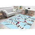 thumbnail image 1 of Birds on the Branch Rug, XMas Gift Rugs, Kids Room Rugs, Animal Rugs, Bathroom Rug, 3D Printeds Rug, Outdoor Rug, Gift Rug, Corridor Rug, 3.9'x5.9' - 120x180 cm, 1 of 5