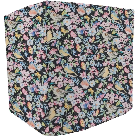 Birds & Butterflies in Blooms Bread Machine Cover by Penny's Needful Things (Black)