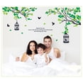 thumbnail image 1 of Birds Cage Flowers Tree Wall Stickers Wall Stickers Wall Decal PVC for Lover  Living Room Children's Room TV Sofa Background Wall Art Decors, 1 of 4
