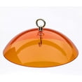 thumbnail image 1 of Birds Choice 10" Color Pop Collection Protective Dome Cover for Hanging Bird Feeders, Orange, 1 of 11