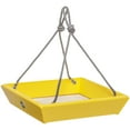 thumbnail image 1 of Birds Choice 11.25 inch Color Pop Hanging Tray Bird Feeder, Yellow/Gray, 1 of 4