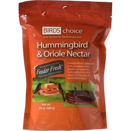 Birds Choice 24 oz. Hummingbird and Oriole Nectar with Nectar Defender