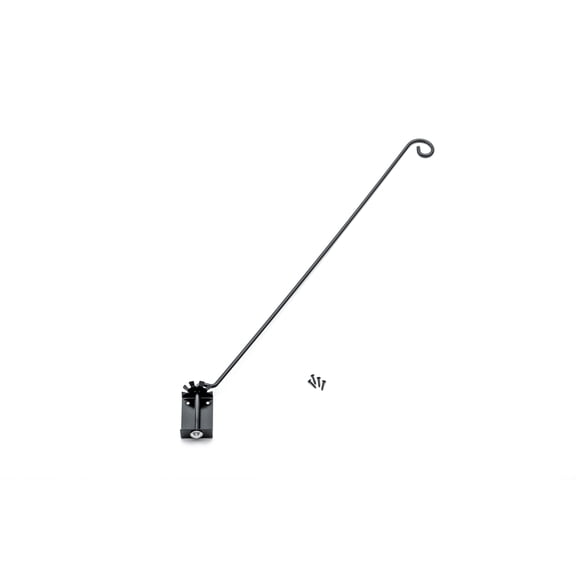 Birds Choice 31" Steel Powder Coated Adjustable Wall Bracket, Black