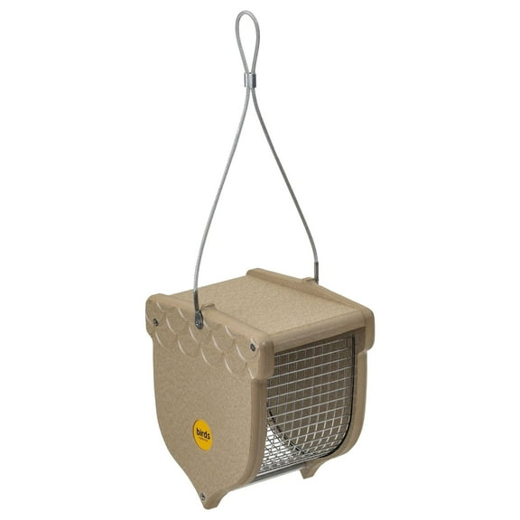 Birds Choice ACORN Peanut Feeder, Acord-Shaped Bird Feeder, 1 Quart, Taupe