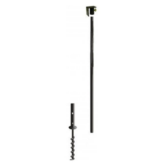 Birds Choice 54" Bluebird Bird House Pole Set, Black