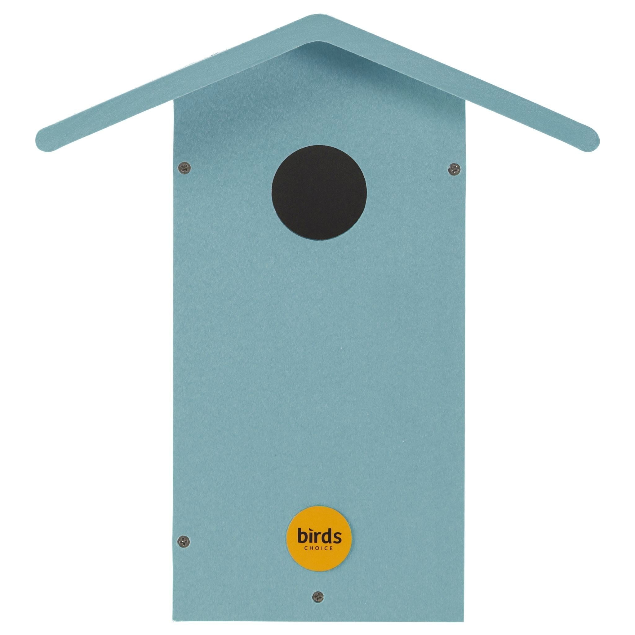 Lake Blue Recycled Poly-Lumber Hanging Bluebird House