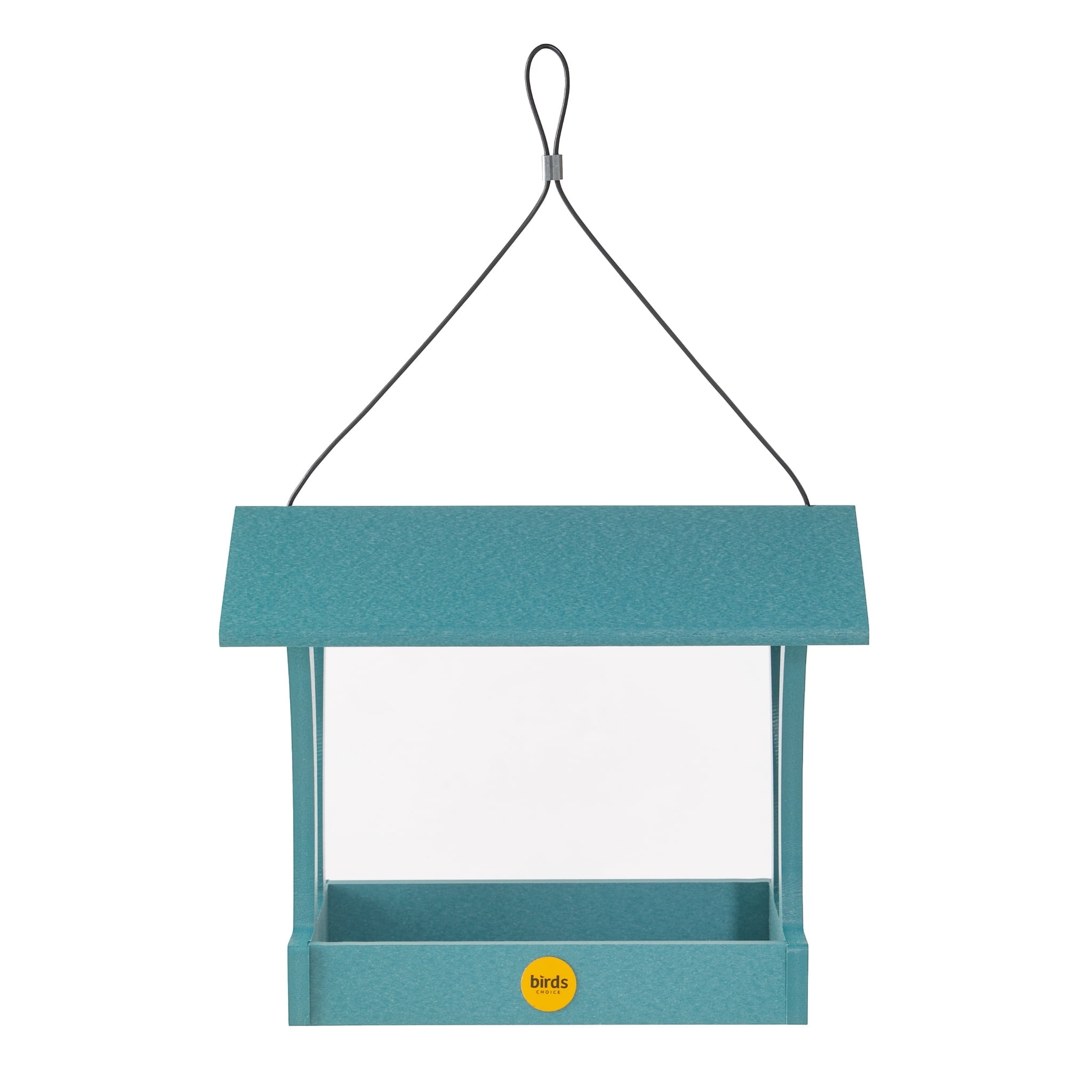 Lake Blue Hanging Recycled Plastic Bird Feeder