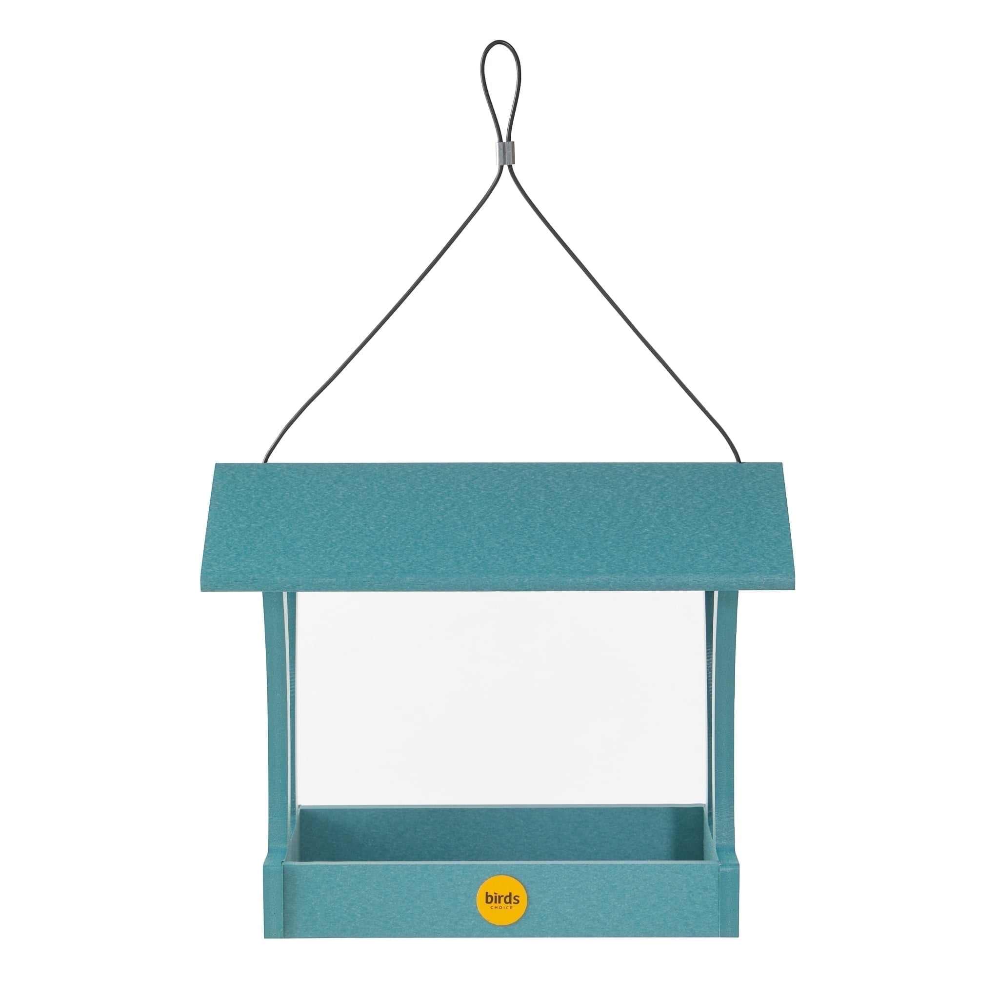 Lake Blue Hanging Recycled Plastic Bird Feeder