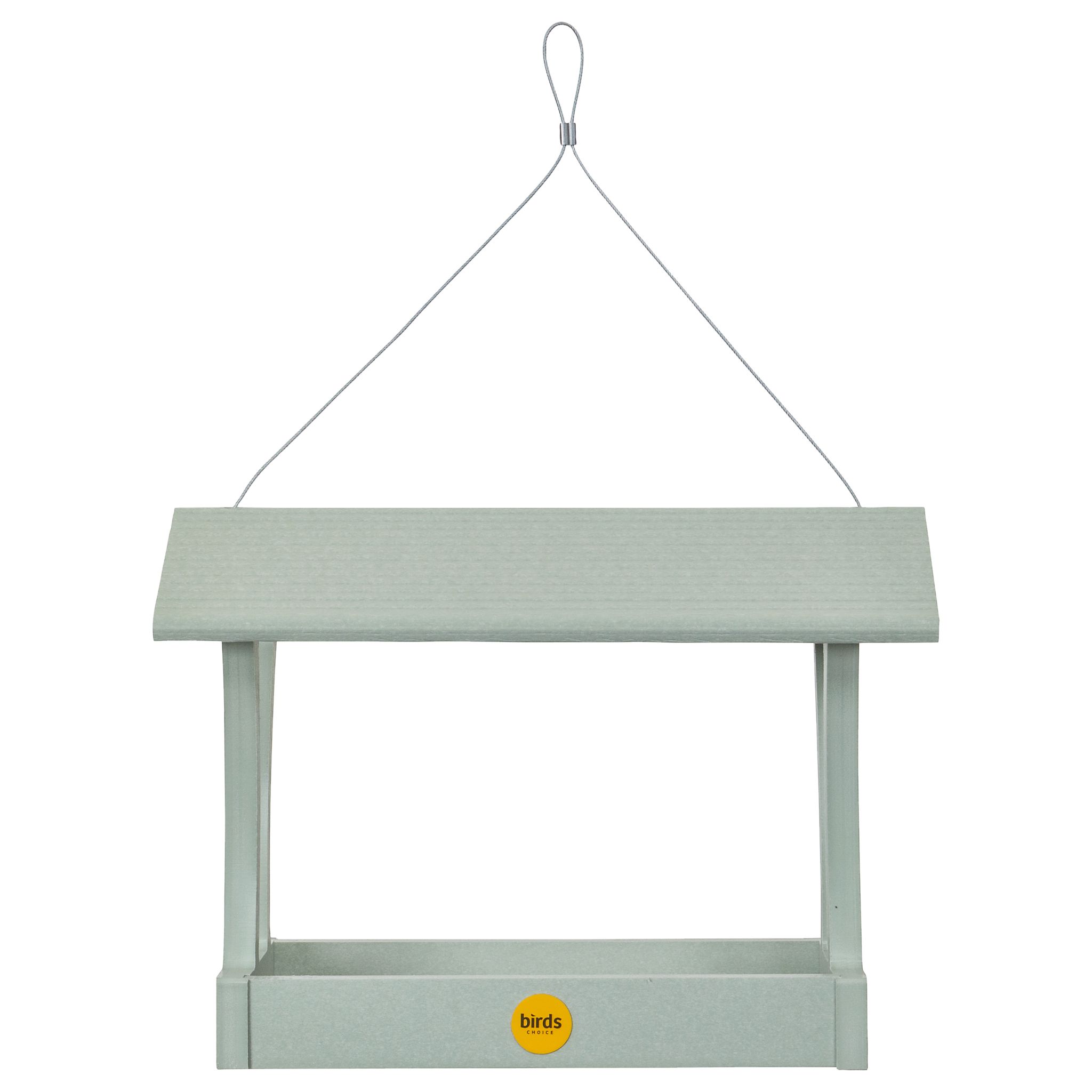 Birds Choice Recycled Plastic Fly-Thru Bird Feeder, Green - Walmart.com