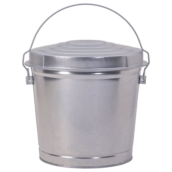 Birds Choice Galvanized Steel Locking Lid Seed Can with Lid - 10 Gallon