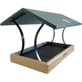 thumbnail image 1 of Birds Choice Green and Beige Fly-Thru Platform Bird Feeder, 1 of 10