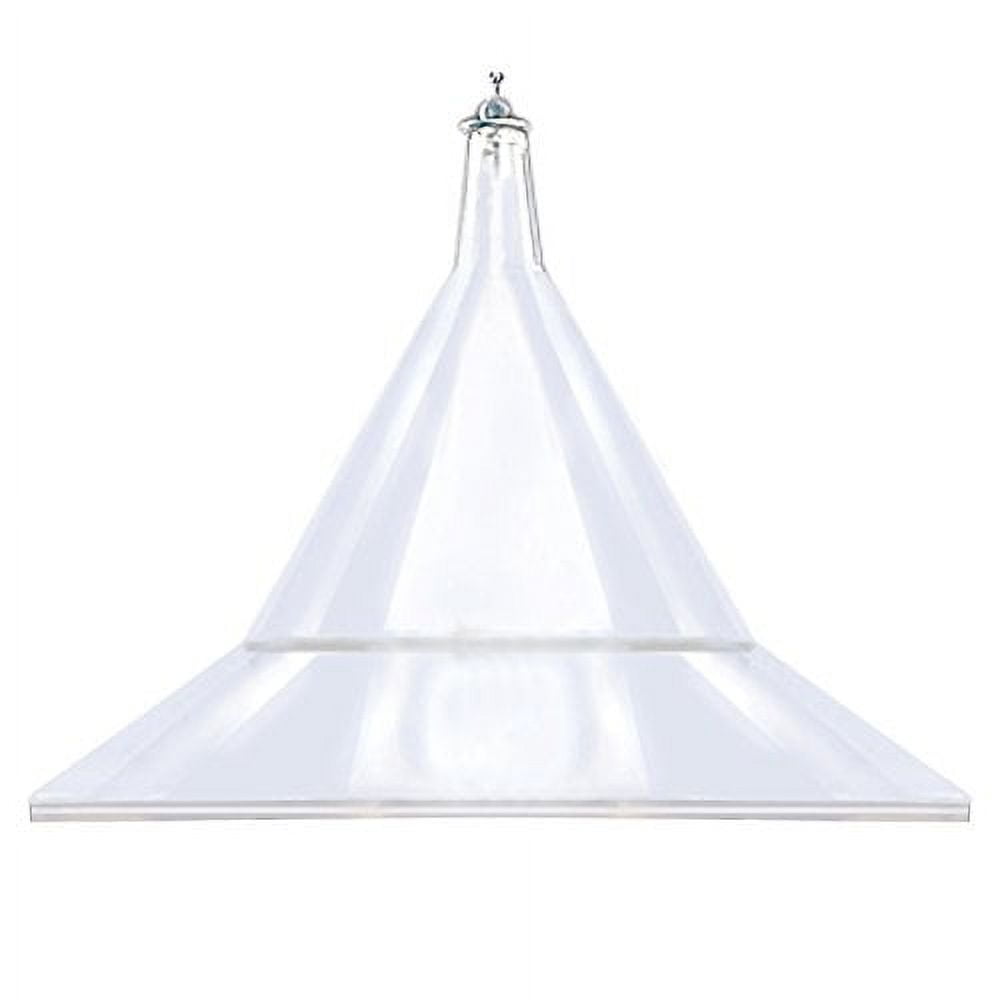 Clear Polycarbonate Hanging Squirrel Guard Baffle, 18"