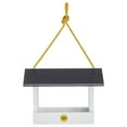 thumbnail image 1 of Birds Choice Modern Farmhouse Fly-Thru Hanging Bird Feeder, Black/White, 1 of 7