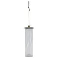 thumbnail image 1 of Birds Choice Modern Farmhouse Metal Hanging Bird Feeder for Finches, Black/White, 1 of 5