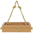 thumbnail image 1 of Birds Choice Modern Farmhouse Small Hanging Platform Bird Feeder, Natural Teak, 1 of 5
