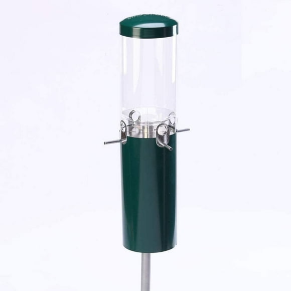 Birds Choice Squirrel Proof 24" Classic Bird Feeder with Pole and Squirrel Baffle, Green