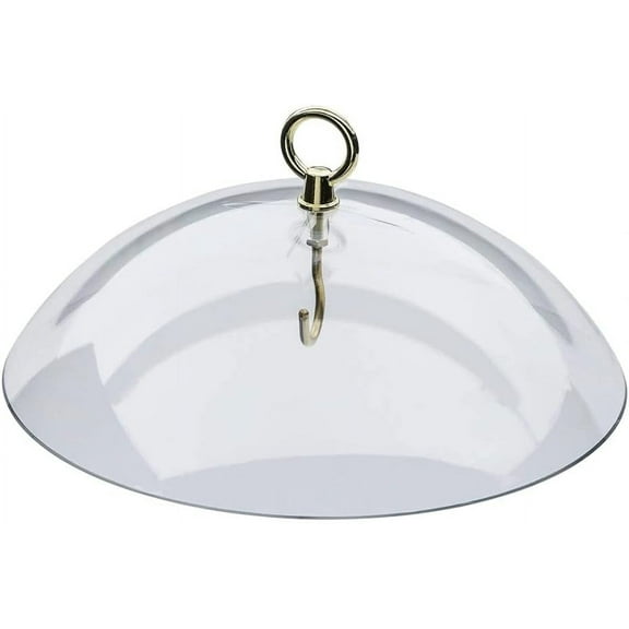 Birds Choice Protective Dome Cover for Hanging Bird Feeder, Clear Acrylic Dome