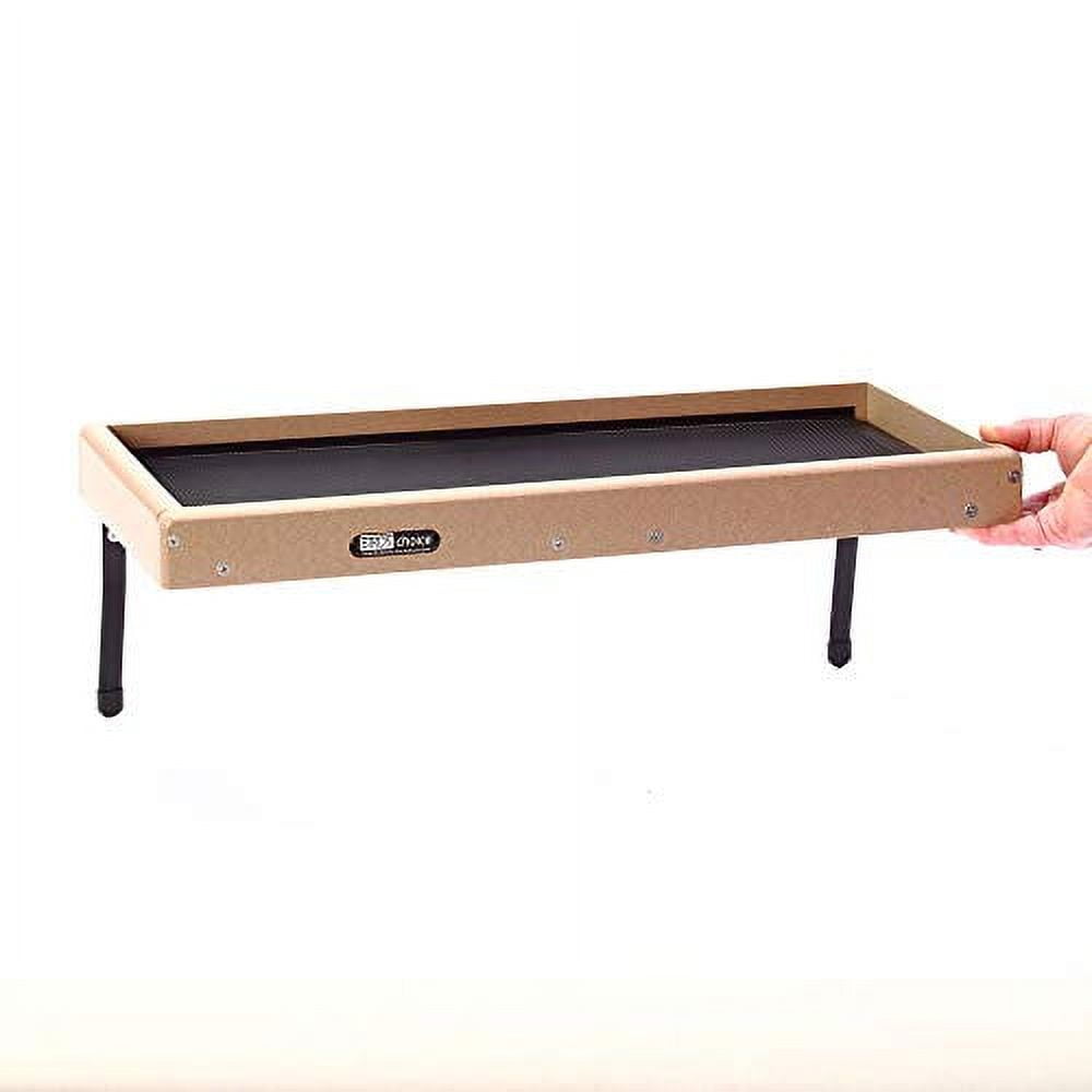 Large Taupe Recycled Plastic Window Mounted Platform Bird Feeder