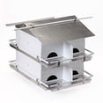 thumbnail image 1 of Birds Choice Small 2-Level, 8-Room Purple Martin Bird House with Starling-Resistant Entrances, White/Grey - Unassembled, 1 of 13