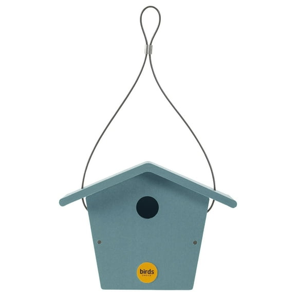 Birds Choice Wren House in Blue Recycled Plastic with Hanging Cable