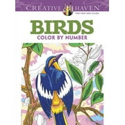 GEORGE TOUFEXIS Birds Color by Number Coloring Book