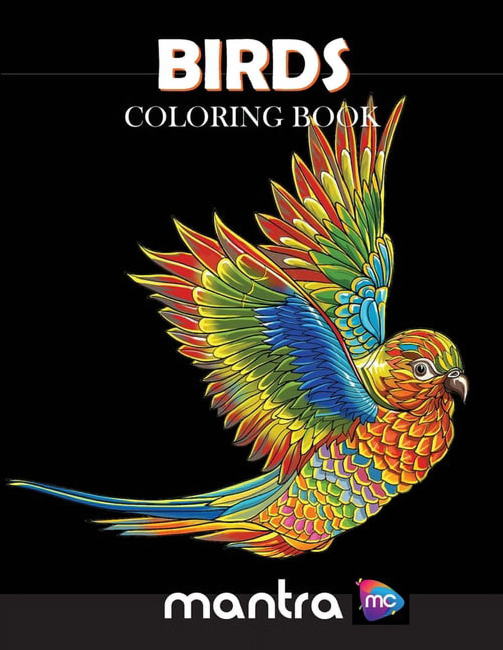 Birds Coloring Book: Coloring Book for Adults: Beautiful Designs for ...
