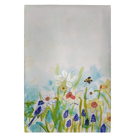 Birds & Daffodils Guest Towel - 20 x 20 in.