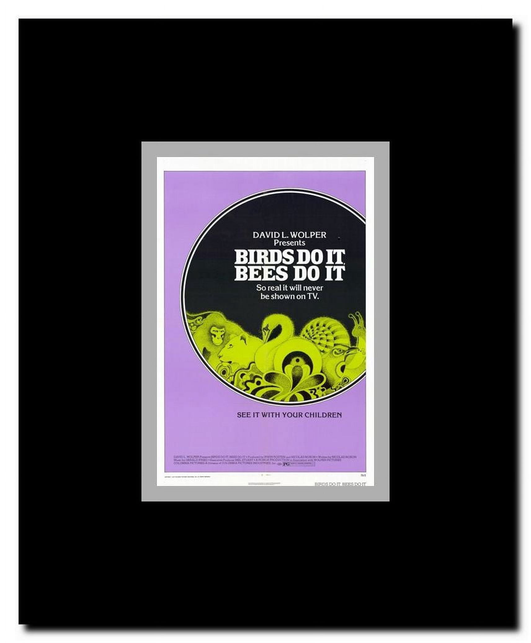 Birds Do It Bees Do It Framed Movie Poster