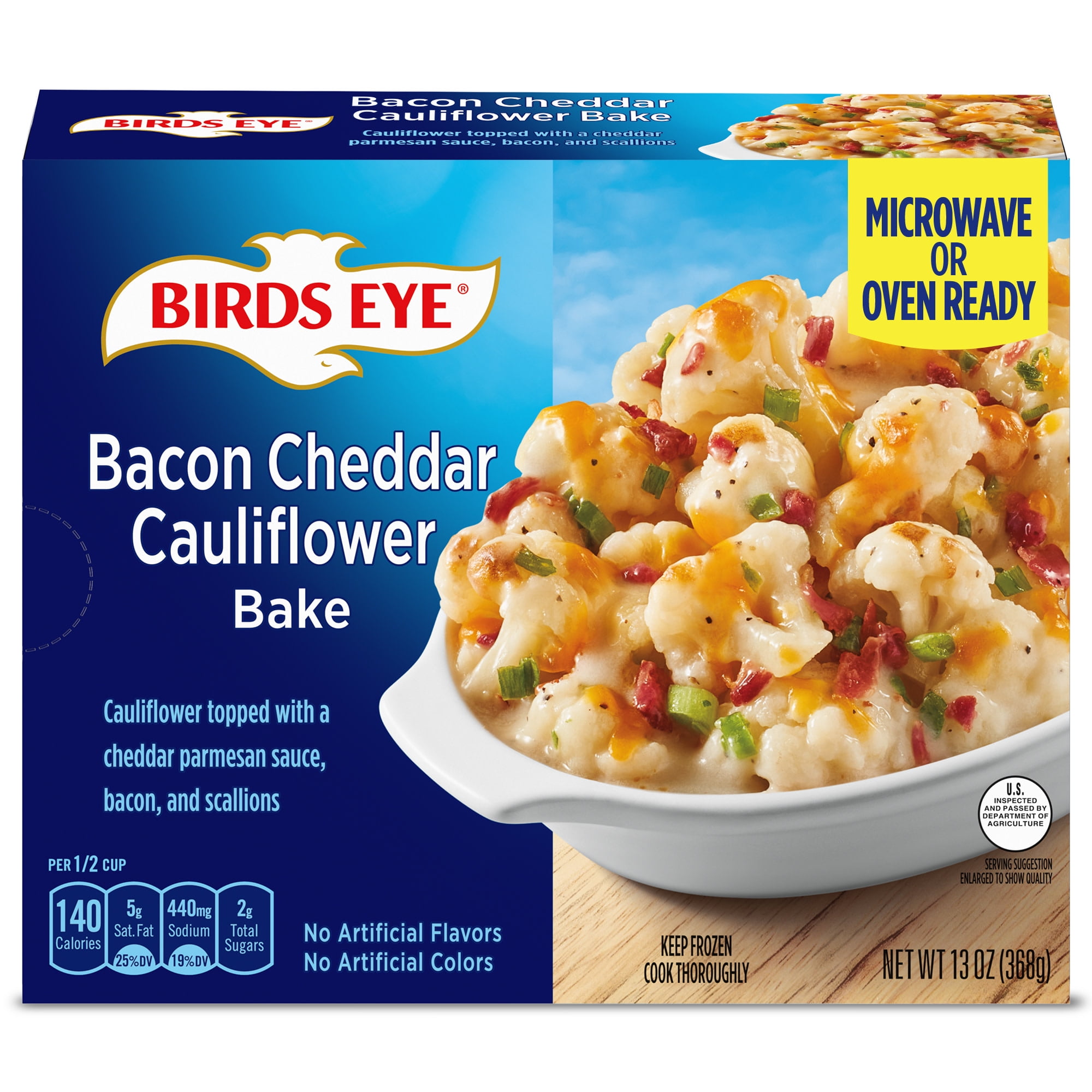Birds Eye Bacon Cheddar Cauliflower Bake, 13 oz (Frozen)