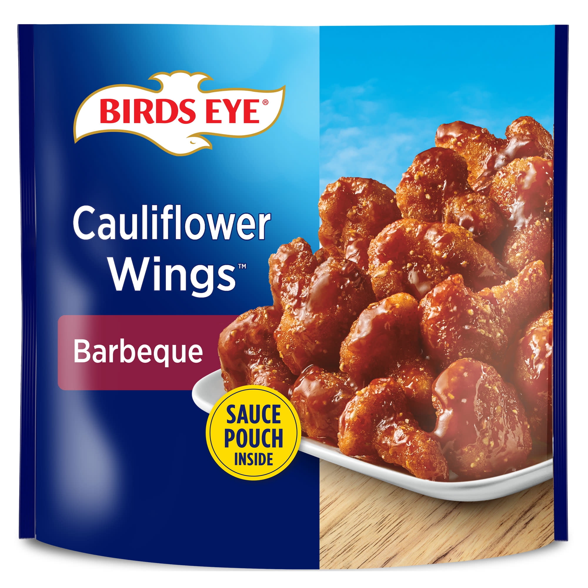 Birds Eye Barbeque Cauliflower Wings, Frozen Vegetable, 13.5 oz Bag