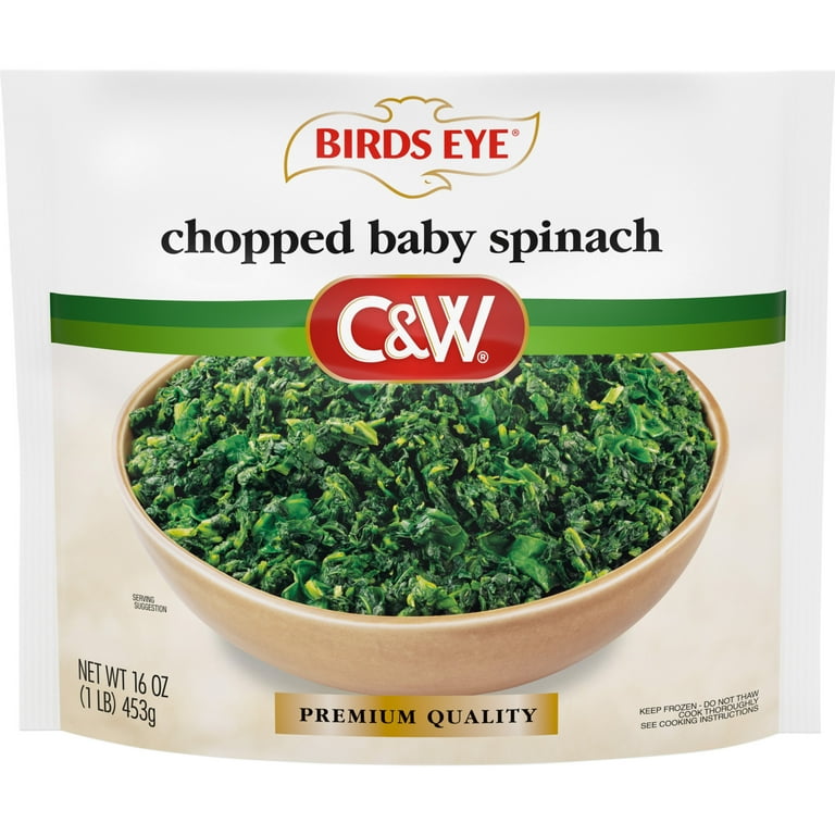 Birds Eye C&W Chopped Baby Spinach Frozen Spinach, 16 oz (Frozen)