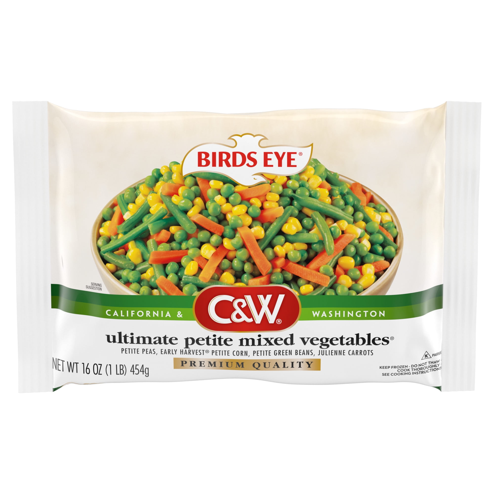 Birds Eye C&W Ultimate Petite Mixed Vegetables, 16 oz (Frozen)